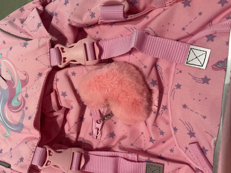 SKOLESEKK 22L UNICORN ROSA