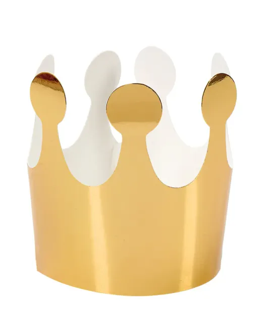 Hovedbilde CROWN HAT FOIL GOLD 6-P
