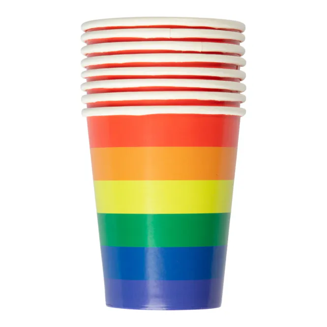 Hovedbilde PAPER CUP RAINBOW 8-P