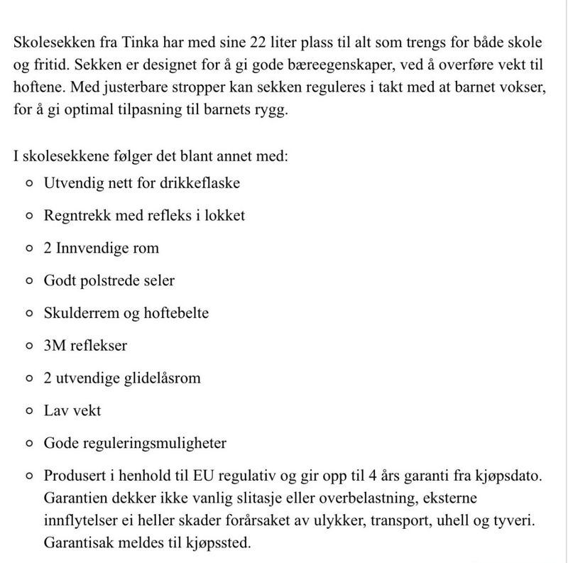 SKOLESEKK 22L CYBER ROBOT TINKA COOL SCHOOL
